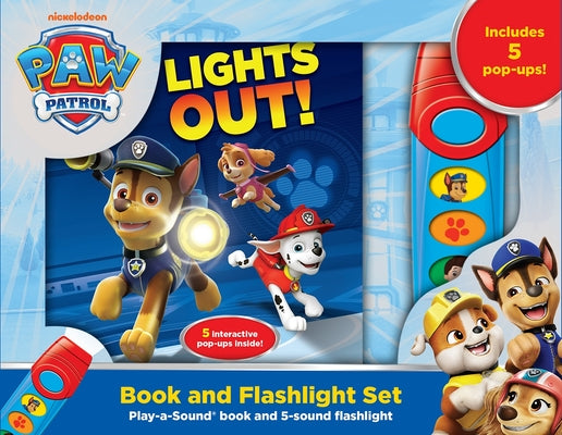 Cover Image for Nickelodeon Paw Patrol: Lights Out! Book and 5-Sound Flashlight Set [With Flashlight and Battery] -- Harry Moore, Hardcover