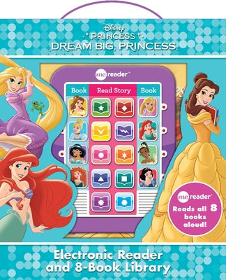 Disney Princess: Dream Big, Princess Me Reader Electronic Reader and 8-Book Library Sound Book Set [With Other and Battery] -- Pi Kids, Boxed Set