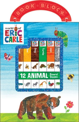 Cover Image for World of Eric Carle: 12 Animal Board Books -- Pi Kids, Boxed Set