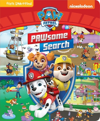 Cover Image for Nickelodeon Paw Patrol: Pawsome Search First Look and Find -- Fabrizio Petrossi, Board Books