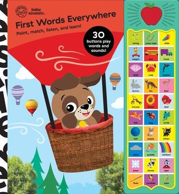 Cover Image for Baby Einstein: First Words Everywhere Sound Book [With Battery] -- Pi Kids, Hardcover