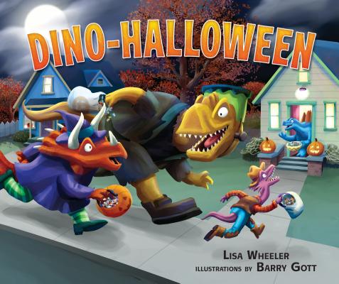 Cover Image for Dino-Halloween -- Lisa Wheeler, Hardcover