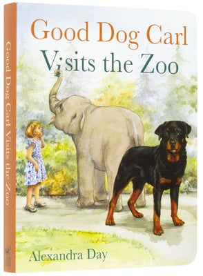 Cover Image for Good Dog Carl Visits the Zoo Board Book -- Alexandra Day, Board Books