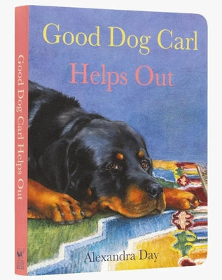 Cover Image for Good Dog Carl Helps Out Board Book -- Alexandra Day, Board Books