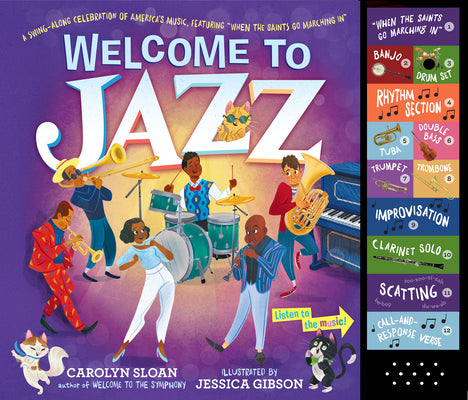Cover Image for Welcome to Jazz: A Swing-Along Celebration of America's Music, Featuring "When the Saints Go Marching In" [With Battery] -- Carolyn Sloan, Hardcover