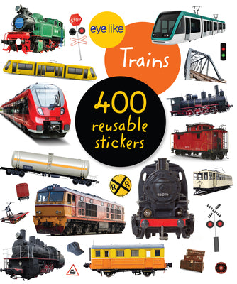 Cover Image for Eyelike Stickers: Trains -- Workman Publishing, Paperback