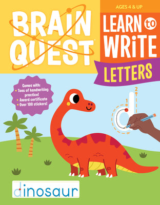 Cover Image for Brain Quest Learn to Write: Letters -- Workman Publishing, Paperback