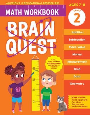 Cover Image for Brain Quest Math Workbook: 2nd Grade -- Workman Publishing, Paperback
