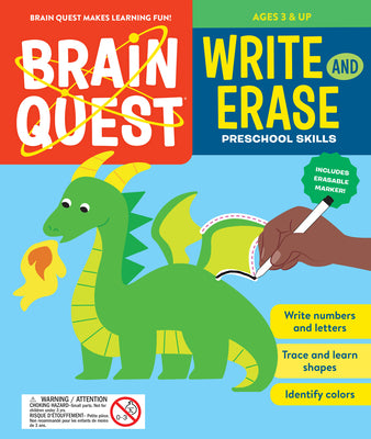Cover Image for Brain Quest Write and Erase: Preschool Skills -- Workman Publishing, Spiral