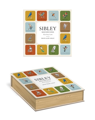Cover Image for Sibley Backyard Birds Matching Game: A Memory Game with 20 Matching Pairs for Children -- David Allen Sibley, Board Games
