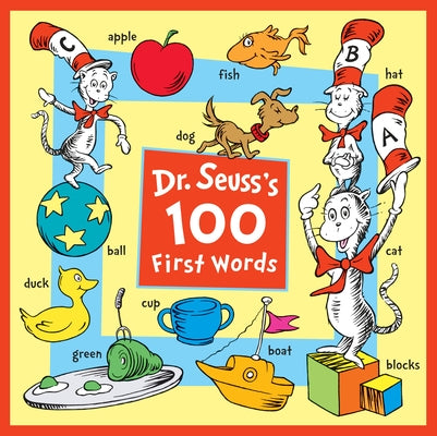 Cover Image for Dr. Seuss's 100 First Words -- Dr Seuss, Board Books