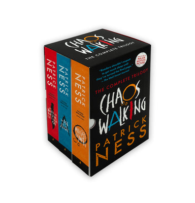 Cover Image for Chaos Walking: The Complete Trilogy: Books 1-3 (Box Set of Three Young Adult Coming-Of-Age Dystopian Science Fiction Novels Exploring Identity, Power, -- Patrick Ness, Paperback