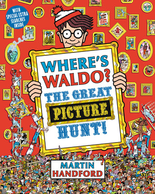 Cover Image for Where's Waldo? the Great Picture Hunt!: (A Hidden Object Activity Book Including Stickers, Spot-The-Difference Spreads, Search & Find Puzzles, & More -- Martin Handford, Paperback