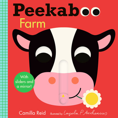 Cover Image for Peekaboo: Farm: (An Interactive Board Book for Babies & Toddlers with Mirror & Sliders to Push, Pull, or Turn. Cute Artwork Includes Corn, Barn, Horse -- Ingela P. Arrhenius, Board Books