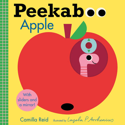 Cover Image for Peekaboo: Apple: (An Interactive Board Book for Babies & Toddlers with Mirror & Sliders to Push, Pull, or Turn. Cute Artwork Includes a Baby, Butterfl -- Ingela P. Arrhenius, Board Books