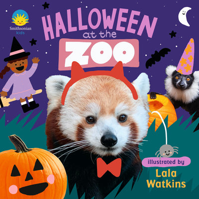 Cover Image for Halloween at the Zoo: (A Rhyming Board Book for Babies, Toddlers, Preschoolers, and Kids Ages 2-5) -- Smithsonian Institute, Board Books