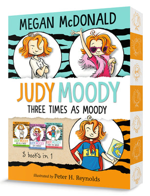 Cover Image for Judy Moody: Three Times as Moody: 3 Books in 1 -- Megan McDonald, Paperback