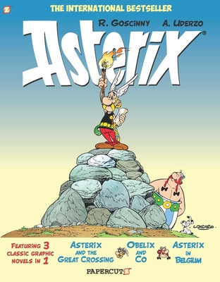 Cover Image for Asterix Omnibus Vol. 8: Collecting Asterix and the Great Crossing, Obelix and Co, Asterix in Belgium -- Albert Uderzo, Paperback