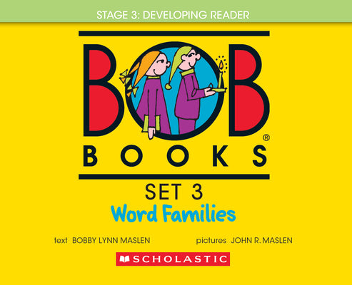 Cover Image for Bob Books - Word Families Hardcover Collection of 8 Stories Decodable Phonics Stories, Ages 4 and Up, Kindergarten, First Grade (Stage 3: Developing R -- Bobby Lynn Maslen, Library Binding