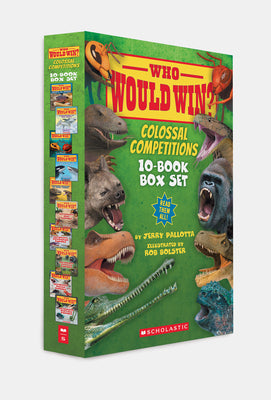 Cover Image for Who Would Win? Colossal Competitions! (10-Book Box Set) -- Jerry Pallotta, Boxed Set