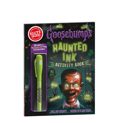 Cover Image for Goosebumps Haunted Ink Activity Book -- Klutz Press, Hardcover