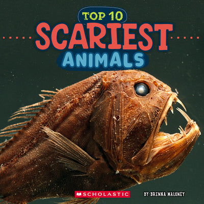 Cover Image for Top 10 Scariest Animals (Wild World) -- Brenna Maloney, Hardcover