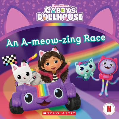 Cover Image for The A-Meow-Zing Race (Gabby's Dollhouse 8 X 8 #11) -- Pamela Bobowicz, Paperback