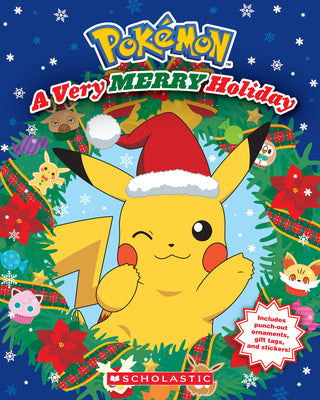 Cover Image for A Very Merry Holiday (Pokémon) -- Scholastic, Paperback