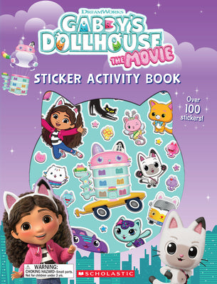 Cover Image for Gabby's Dollhouse: The Movie (Gabby's Dollhouse: Sticker Activity Book with Shiny Stickers) -- Mel Maxwell, Paperback