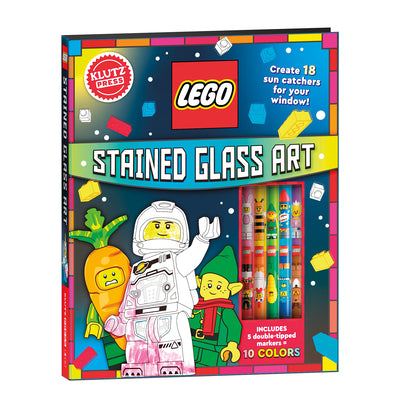 Cover Image for Lego Stained Glass Art -- Klutz Press, Hardcover