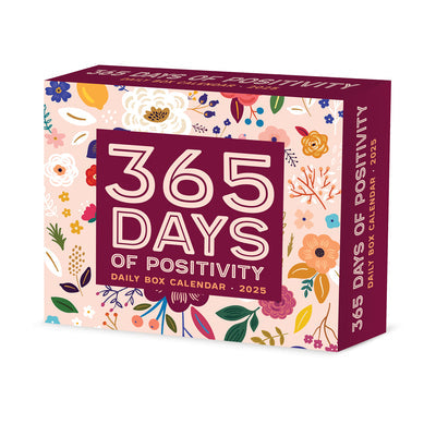 365 Days of Positivity 2025 6.2 X 5.4 Box Calendar -- Willow Creek Press, Daily