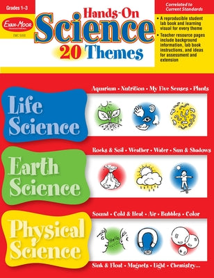 Cover Image for Hands-On Science 20 Themes -- Evan-Moor Educational Publishers, Paperback