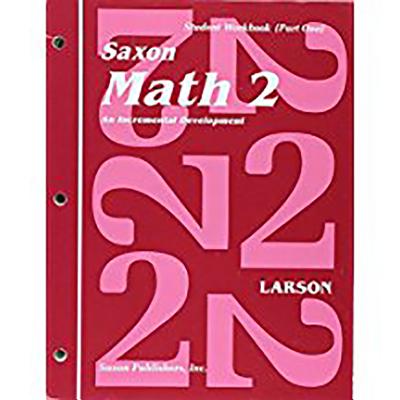 Cover Image for Saxon Math 2 Part One -- Larson, Paperback