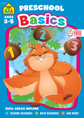 Cover Image for School Zone Preschool Basics Workbook -- School Zone, Paperback