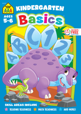 Cover Image for School Zone Kindergarten Basics 64-Page Workbook -- School Zone, Paperback