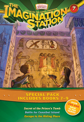 The Imagination Station Special Pack, Books 7-9: Secret of the Prince's Tomb/Battle for Cannibal Island/Escape to the Hiding Place -- Marianne Hering, Paperback
