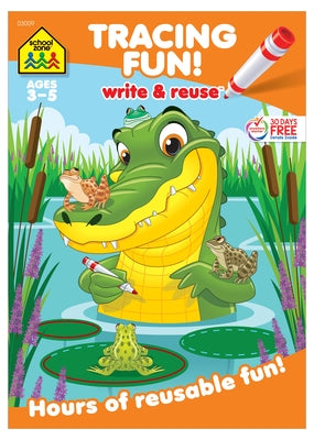 Cover Image for School Zone Tracing Fun! Write & Reuse Workbook -- School Zone, Paperback