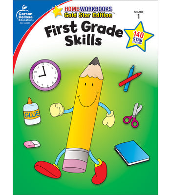 First Grade Skills: Gold Star Edition Volume 4 -- Carson Dellosa Education, Paperback