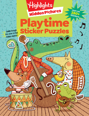 Cover Image for Playtime Sticker Puzzles -- Highlights, Paperback