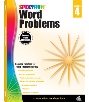 Cover Image for Word Problems, Grade 4: Volume 77 -- Spectrum, Paperback