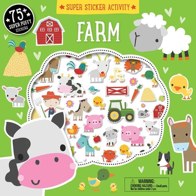 Super Sticker Activity: Farm -- Dawn Machell, Paperback