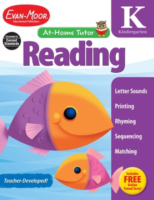 Cover Image for At Home Tutor Reading, Grade K -- Evan-Moor Educational Publishers, Paperback