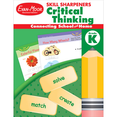 Cover Image for Skill Sharpeners: Critical Thinking Grade K1 -- Evan-Moor Educational Publishers, Paperback