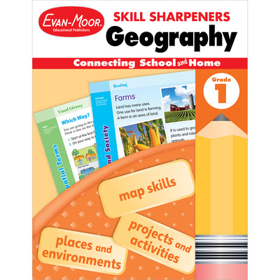 Cover Image for Skill Sharpeners: Geography, Grade 1 -- Evan-Moor Educational Publishers, Paperback
