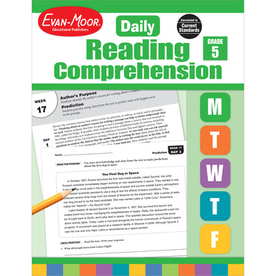 Cover Image for Daily Reading Comprehension, Grade 5 Te -- Evan-Moor Educational Publishers, Paperback