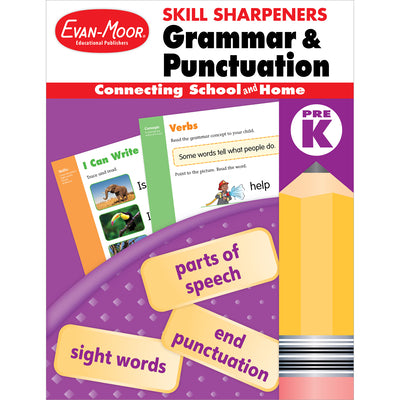 Cover Image for Skill Sharpeners: Grammar and Punctuation, Grade Prek -- Evan-Moor Educational Publishers, Paperback