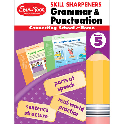 Cover Image for Skill Sharpeners: Grammar and Punctuation, Grade 5 -- Evan-Moor Educational Publishers, Paperback