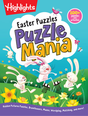 Cover Image for Easter Puzzles: 144-Page Easter Puzzle and Games Book, Filled with Classic Highlights Hidden Pictures Puzzles, Egg Hunts, Mazes, Crafts and More for a -- Highlights, Paperback