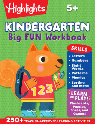 Cover Image for Kindergarten Big Fun Workbook: Kids Workbook with Tracing Worksheets, Alphabet Practice, Math Activities and Puzzles for Kindergarten Prep and Learnin -- Highlights Learning, Paperback