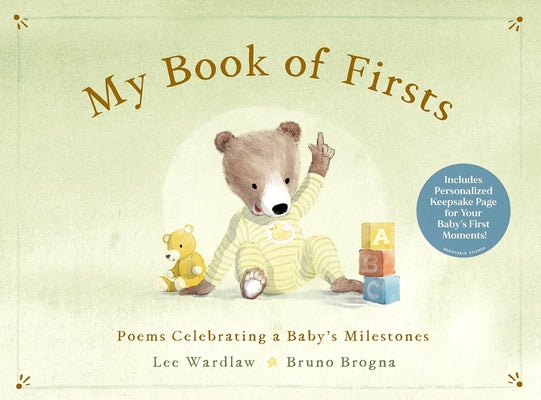 Cover Image for My Book of Firsts: Poems Celebrating a Baby's Milestones -- Lee Wardlaw, Hardcover